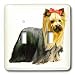 Dogs Yorkshire Terrier - Yorkshire Terrier - Light Switch Covers - double toggle switch