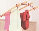 UTILITY CEILING MOUNTED CLOTHES AIRER, 1.8 Metres, Clear
