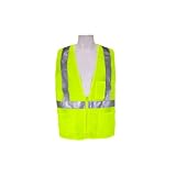 Buy 3A Safety SME-C2401-5X ANSI Class 2 High Visibility Zipper Front Mesh Vest, Lime,... by 3A Safety