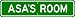 ASA ROOM SIGN - Personalized Gift Boy or Girl, Aluminum