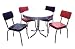 Kitchen & Housewares : Retro 5 Piece Dining Set - Black