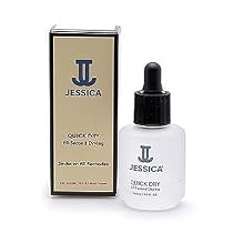 Jessica Nails Quick Dry Top Coat - 60 Second Drying - 0.5oz