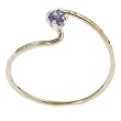 February Birthstone Sterling Silver or Goldfill Genuine Swarovski Crystal Ring