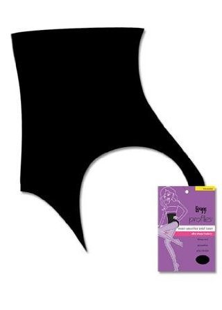 Leggs Profiles Firm Control Waist Smoother Tummy Toning Brief Silky Sheer Nude Large