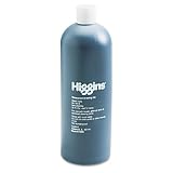 Higgins Waterproof India Ink, Black, 1 Quart Bottle SAN44204