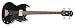 Epiphone EB-0 Electric Bass Guitar, 1 Pickup, Ebony