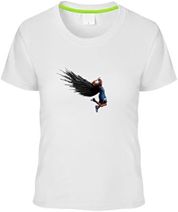 KOPONY Air Jordan 29 Background T Shirts For Womens S white