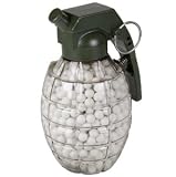 TSD Grenade-shaped feeder 6mm plastic airsoft BBs, 0.20g, 800 rds, white