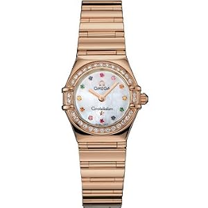 NEW OMEGA CONSTELLATION MINI IRIS MY CHOICE LADIES WATCH 1168.79.00
