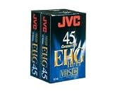 JVC - Cassette VHS-C 45 minutes EHG - Blister de 2