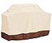 ETvalley BBQ Grill Cover Protection - Medium BBQ Cover - Waterproof Material - Two-Tone Colors Beige and Coffee –Size, 58 x 48 x 24 inches