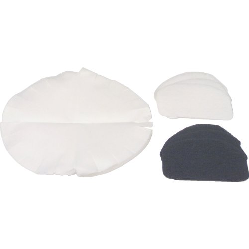 De' Longhi 5525102200 Friteusenfilter F6-12, 3 Fettfilter, 3 Kohlefilter und 6 &Ouml;lfilter