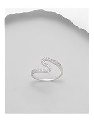 White CZ Ring In 92.5 Sterling Silver