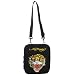 Ed Hardy Caprio Tiger Messenger Bag - Black
