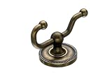 Top Knobs ED2GBZ German Bronze Edwardian Bath Edwardian Bath Double Robe Hook ED2