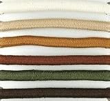 Set of 6 Thick Hair Elastics on a Card