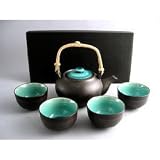 Japanese Ocean Blue Five Piece Teaset by Miya of Japan Best Prices
