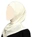 Cream / Off-white 2 Piece Al-Amira Style Hijab