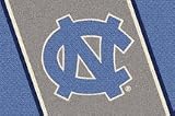 North Carolina Tar Heels NC 2' 8 x 3' 10 Team Spirit Area Rug