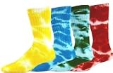 Rebel Tie Dyed Crew Socks (15 Colors)