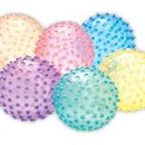 US Games Color My Class See Thru Knobby Ball Set, 6 inch
