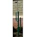 Pool Shower Inc Cactus Shower w/ Cross Handle Valves and Foot Shower - Green Finish