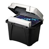 Rubbermaid 77822 Roughneck Portable File Box with Extra Capacity, 16w x12.75D x12.25h