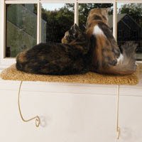 Meow Town Kitty Window Perch- 24" length x 12" width