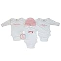 Tadpoles Pink Long Sleeved - 5pc Layette Set - 0-3 Months