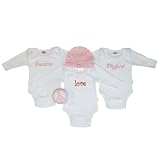 Tadpoles Pink Long Sleeved - 5pc Layette Set - 0-3 Months