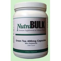 NutraBulk Green Tea Capsules 1000 COUNT