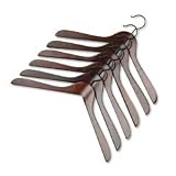Buy GENERATIONS CONSUMER GEN12727 Deluxe 18 Beech Coat Hangers, Mahogany Finish, Pack... by GENERATIONS CONSUMER