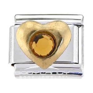 Buy Heart NOVEMBER Birthstone Italian Charm