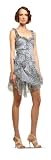 RUFFLED V-NECK DRESS