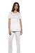 Baby Phat "Viva la Diva" White Scrub Top (XS-3XL) with E- Sku:Cherokees26849WHBPS; Color:White; Size:S S