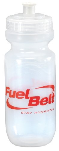 FuelBelt 22-Ounce Bottle with Clear Cap, Clear