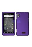 Motorola A955 Droid 2 Rubberized Shield Hard Case - Dr. Purple