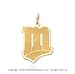 14k Yellow Gold Minnesota Twins Stylized 'M' Pendant