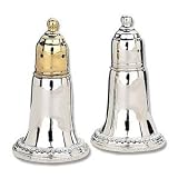 STERLING SALT AND PEPPER SET - SALT AND PEPPER SET, STERLING SILVER