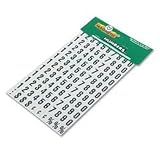 Magnetic Board Numbers, 3/4"" High Black-on-White, 110/Set (MAVPFN21)