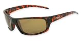 SOS Polar Max Shiny Dark Tortoise Hammerhead Sunglasses w Tac Polarized Brown 1mm Lens by