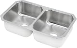 Elkay Manufacturing-Sinks #NUH3118 31x18 Double Stainless Steel Under Sink