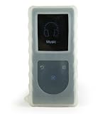 Samsung K3 YP-K3JQB YP-K3JAB MP3 Player Premium Silicone Skin Case Cover with Removable Belt Clip and Adjustable Sports Armband - 4 Color Choices , CLEAR