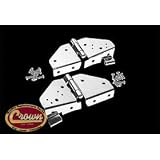 1976-1986 Jeep Cj Stainless Steel Windshield Hinges by Crown Remanufacturing