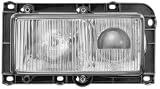 HELLA 007872027 7872 Series 248 x 117mm H1 Single High and Low Beam Right Projector Headlamp with Position Lamp