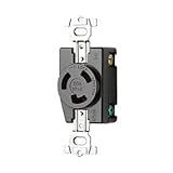 明工社 接地2P 20A 引掛埋込コンセント 20A 250V 黒 L6-20R準拠 MH2877