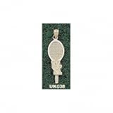 Kentucky Wildcats Solid 10K Gold ''UK'' Tennis Racquet Pendant