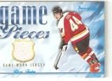 2000-01 Topps Premier Plus Game-Used Memorabilia #GPRF Rico Fata - Calgary Flames (Piece of Authentic Jersey) (Hockey Cards)