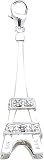 14k Gold Diamond Eiffel Tower Charm (1/10 cttw)