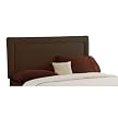 Chocolate London Upholstered HB - Queen